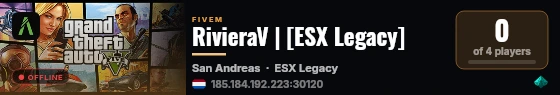 RivieraV | [ESX Legacy] live status badge