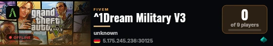 ^1Dream Military V3 live status badge