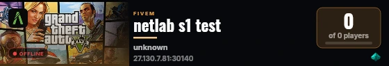 netlab s1 test live status badge