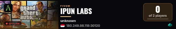 IPUN LABS live status badge