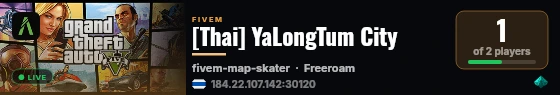[Thai] YaLongTum City live status badge
