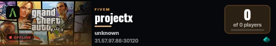 projectx live status badge