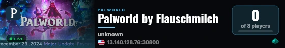 Palworld by Flauschmilch live status badge