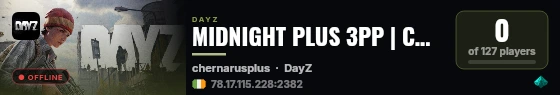 MIDNIGHT PLUS 3PP | CHERNARUS | WIPE 25.08 live status badge
