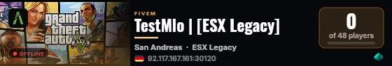 TestMlo | [ESX Legacy] live status badge