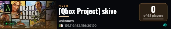 [Qbox Project] skive live status badge
