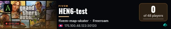 HEN6-test live status badge