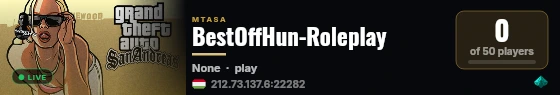 BestOffHun-Roleplay live status badge