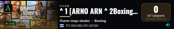 ^ 1 [ARNO ARN ^ 2Boxing🥊] ^ 1 🥊 ^ 0 [^ 4T ^ 1H] ^ 5 ตีเอามัน ^ 4 ซ้อมต่อยมัน ๆ 💀 ^ 3 FPS + 199 🥊 live status badge