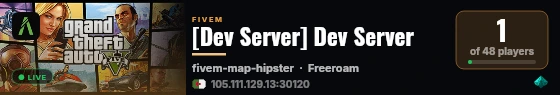 [Dev Server] Dev Server live status badge