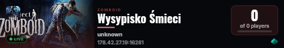 Wysypisko Śmieci live status badge
