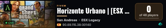 Horizonte Urbano | [ESX Legacy] live status badge
