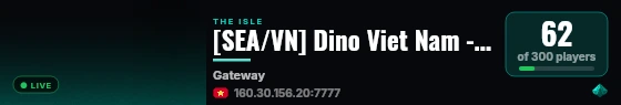 [SEA/VN] Dino Viet Nam - Voice Chat #2 - (ViT-S) live status badge