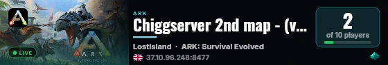 Chiggserver 2nd map - (v361.7) live status badge