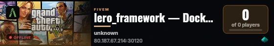 lero_framework — Docker Testserver live status badge