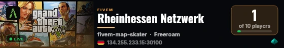 Rheinhessen Netzwerk live status badge
