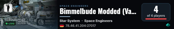 Bimmelbude Modded (Vanilla+) live status badge