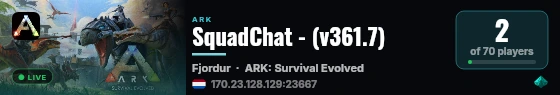 SquadChat - (v361.7) live status badge