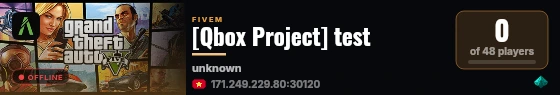 [Qbox Project] test live status badge