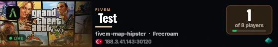  Test live status badge