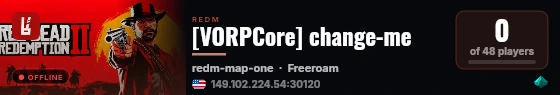 [VORPCore] change-me live status badge