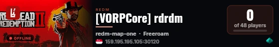 [VORPCore] rdrdm live status badge