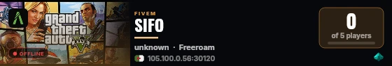 SIFO live status badge