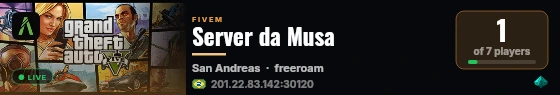 Server da Musa live status badge