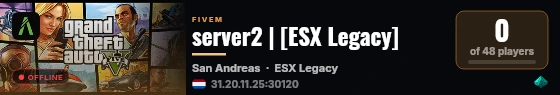 server2 | [ESX Legacy] live status badge