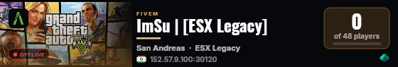 ImSu | [ESX Legacy] live status badge