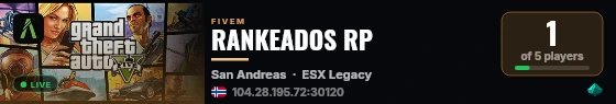 RANKEADOS RP live status badge