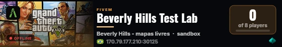 Beverly Hills Test Lab live status badge