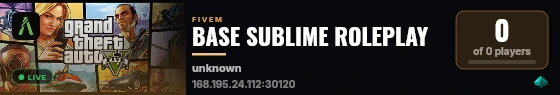 BASE SUBLIME ROLEPLAY live status badge
