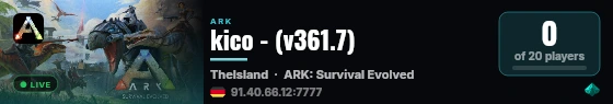 kico - (v361.7) live status badge