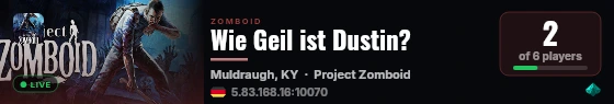 Wie Geil ist Dustin? live status badge
