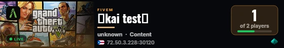 📷kai test📷 live status badge