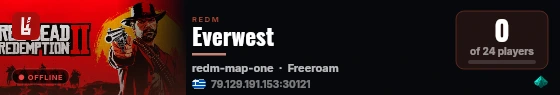 Everwest live status badge