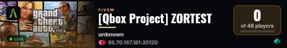 [Qbox Project] ZORTEST live status badge