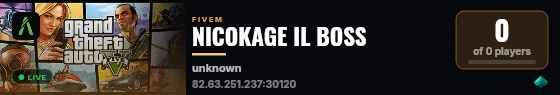 NICOKAGE IL BOSS live status badge