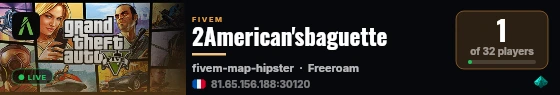 2American'sbaguette live status badge
