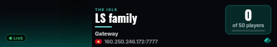 LS family live status badge