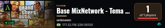 Base MixNetwork - Tema São Paulo live status badge