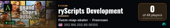ryScripts Development live status badge