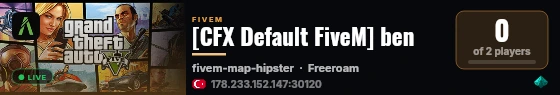 [CFX Default FiveM] ben live status badge