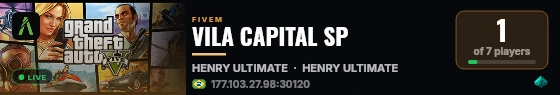 VILA CAPITAL SP live status badge