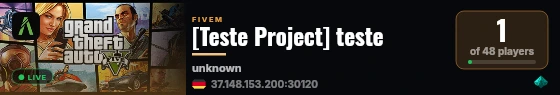[Teste Project] teste live status badge