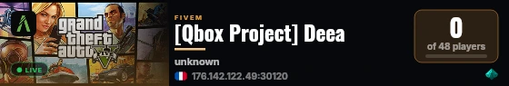 [Qbox Project] Deea live status badge