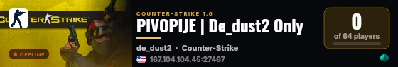 [SuperB-CS16]- - - NaXaLoVka - - - [Gaming For Gamers] live status badge