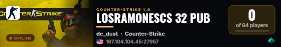 LOSRAMONESCS 32 PUB live status badge