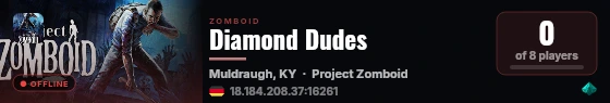 Diamond Dudes live status badge